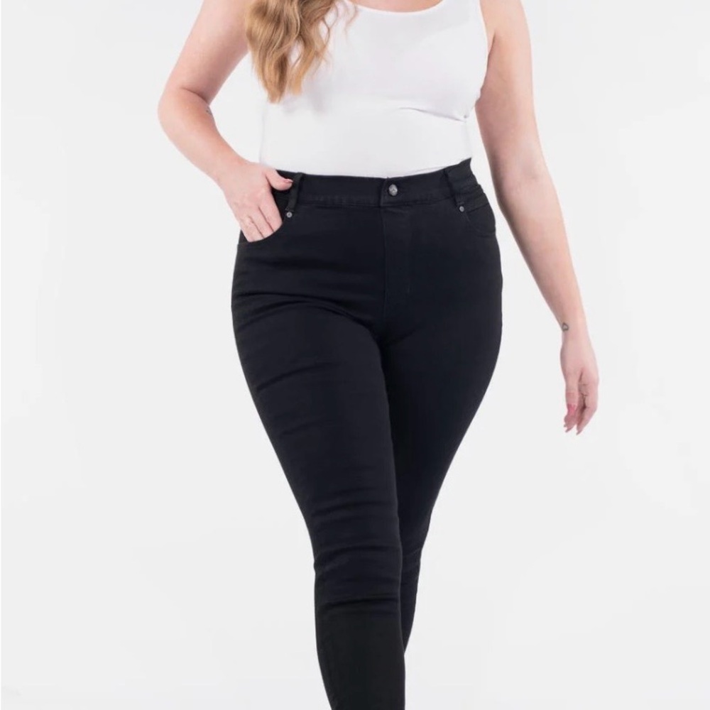 Sweetlegs Black Denim Jeggings